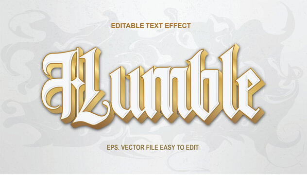 Editable text effect gold classic aesthetics