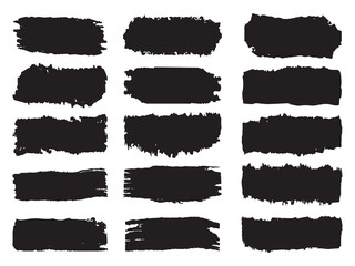 brush, strokes,Big collection of grunge black paint, ink brush strokes. Brushes, lines,  grunge, dirty, backdrop.