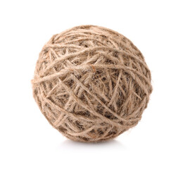 Natural jute twine ball