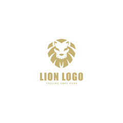 Lion king logo icon vector template.