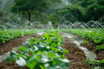 agriculture crops at the field