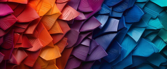 Harmony of colors blending into an enchanting gradient, captured with precision by an HD camera to...