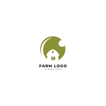 Farm logo icon vector template.
