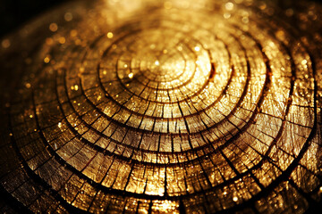 golden wood texture