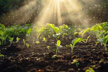 agriculture crops at the field