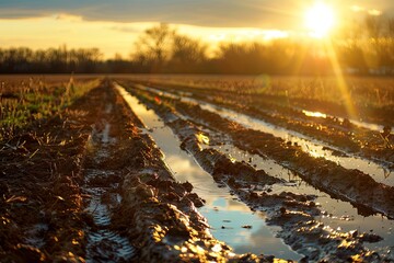 agriculture crops at the field