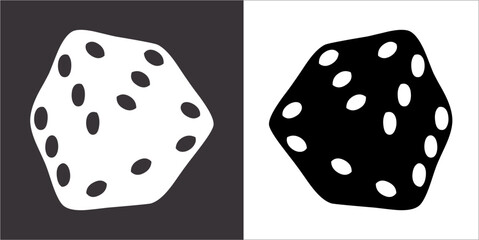 Illustration vector graphics of casino icon