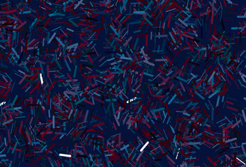 Dark green vector background with straight lines.