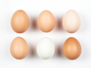 eggshell collection set isolated on transparent background, transparency image, removed background