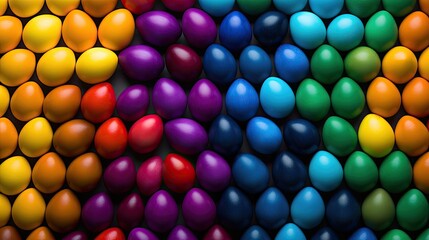 Colorful eggs as background or texture