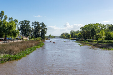 A view of  Benito Villanueva Canal, Villa La Ñata, Tigre, Buenos Aires Province