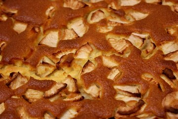 Gâteau aux pommes.