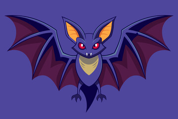 Bat vector art illustration