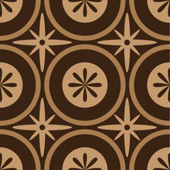 seamless pattern with flowers