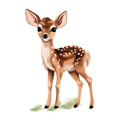 Fawn Clipart isolated on white background