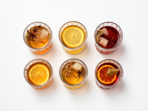 Hot Toddy collection set isolated on transparent background, transparency image, removed background
