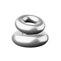 Abstract 3D Icon Illustration (metal)