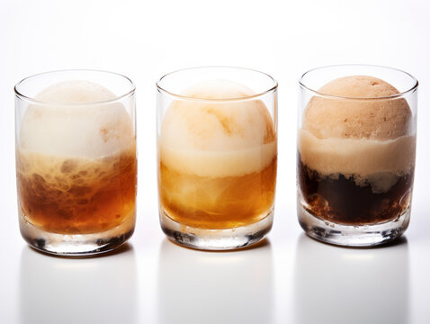 irish car bomb collection set isolated on transparent background, transparency image, removed background