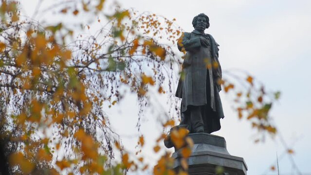 Adam Mickiewicz Monument, Warsaw, Poland