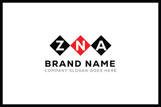 ZNA letter logo design. ZNA creative initials monogram letter logo. ZNA business and real estate logo vector template.