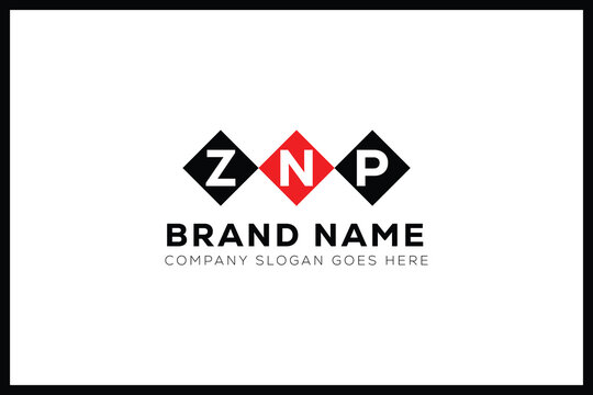 ZNP letter logo design. ZNP creative initials monogram letter logo. ZNP business and real estate logo vector template.
