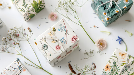 Bold Floral and Fauna Patterns on Product Packaging