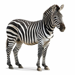 Fototapeta na wymiar Zebra Clipart Clipart isolated on white background