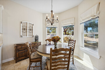 a home dining room