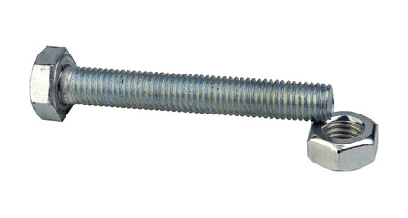 Iron bolt and nut