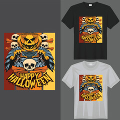 Happy halloween creative design using adobe illustrator and your best choice...