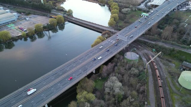High Angle View of Dagenham Central London City of England United Kingdom