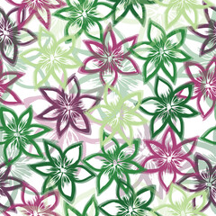  Collage contemporary seamless pattern.