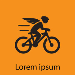 Rider logo vector illustration