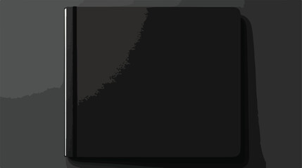 Blank notebook on dark background. .. flat vector i