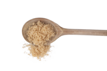 a small pile of raw sugar