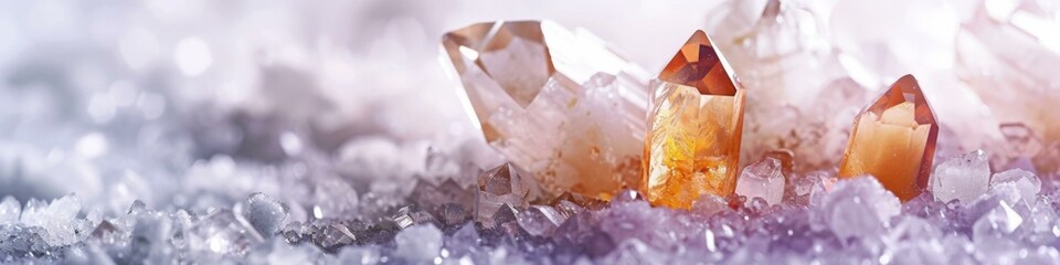 Sparkling Quartz Earring Crystal Jewelry Showcasing Luxury and Elegance