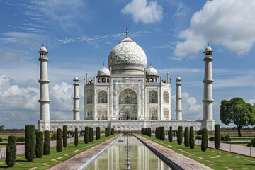 Fototapeta na wymiar Majestic view of a world-famous landmark