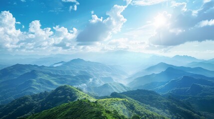 Obraz premium A serene landscape celebrating World Environment Day