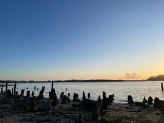 Northern California Redwood Coast Old Docks Sunset