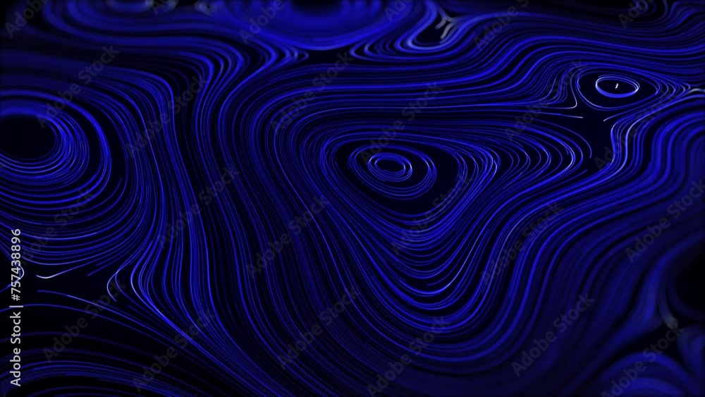 Poster 3d topographic map background concept. abstract topographic map background. contour map. valleys and