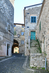 A street in Falvaterra, a medieval village in Lazio, Italy.
