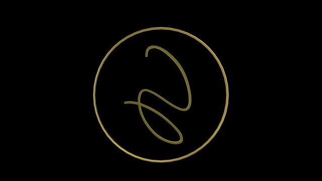 Golden letter with transparent background , alphabet, abc, alpha channel gold metallic 