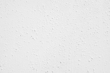 Water drops background. Realistic water droplets on surface of gray background or texture