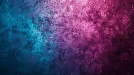 A vibrant cyan and magenta textured background, symbolizing energy and creativity.