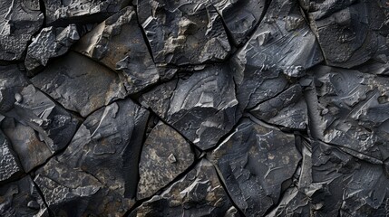 background. texture of a wall made of dark gray stone close-up. copy space
