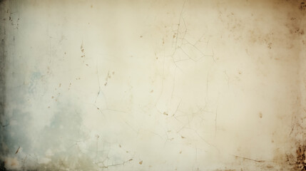 Obraz premium Cracked white plaster background evoking the charm of old vintage textures