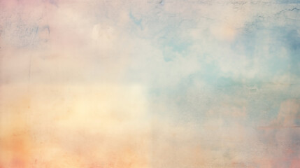 Naklejka premium Aged pastel paint peeling background evoking vintage nostalgia and memories