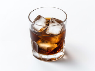 black russian isolated on transparent background, transparency image, removed background
