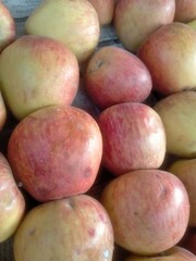 apples in a market