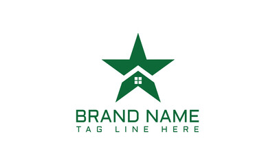 bodern abrtract bulding for real estate logo company